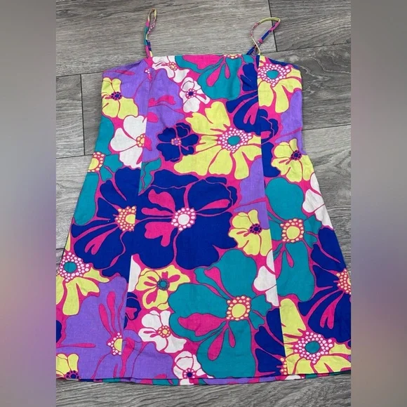๐๐Gap Multi-Color Floral Linen-Blend Mini Dress - Size M๐๐ - Picture 12 of 12